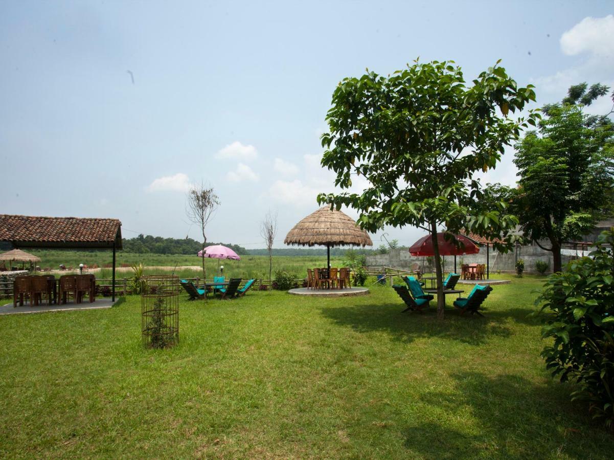Spot On 486 Hotel Holy Lodge Sauraha Kültér fotó